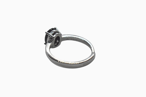 Divya दिव्या | Onyx | Ring | Silber | Rhodiniert